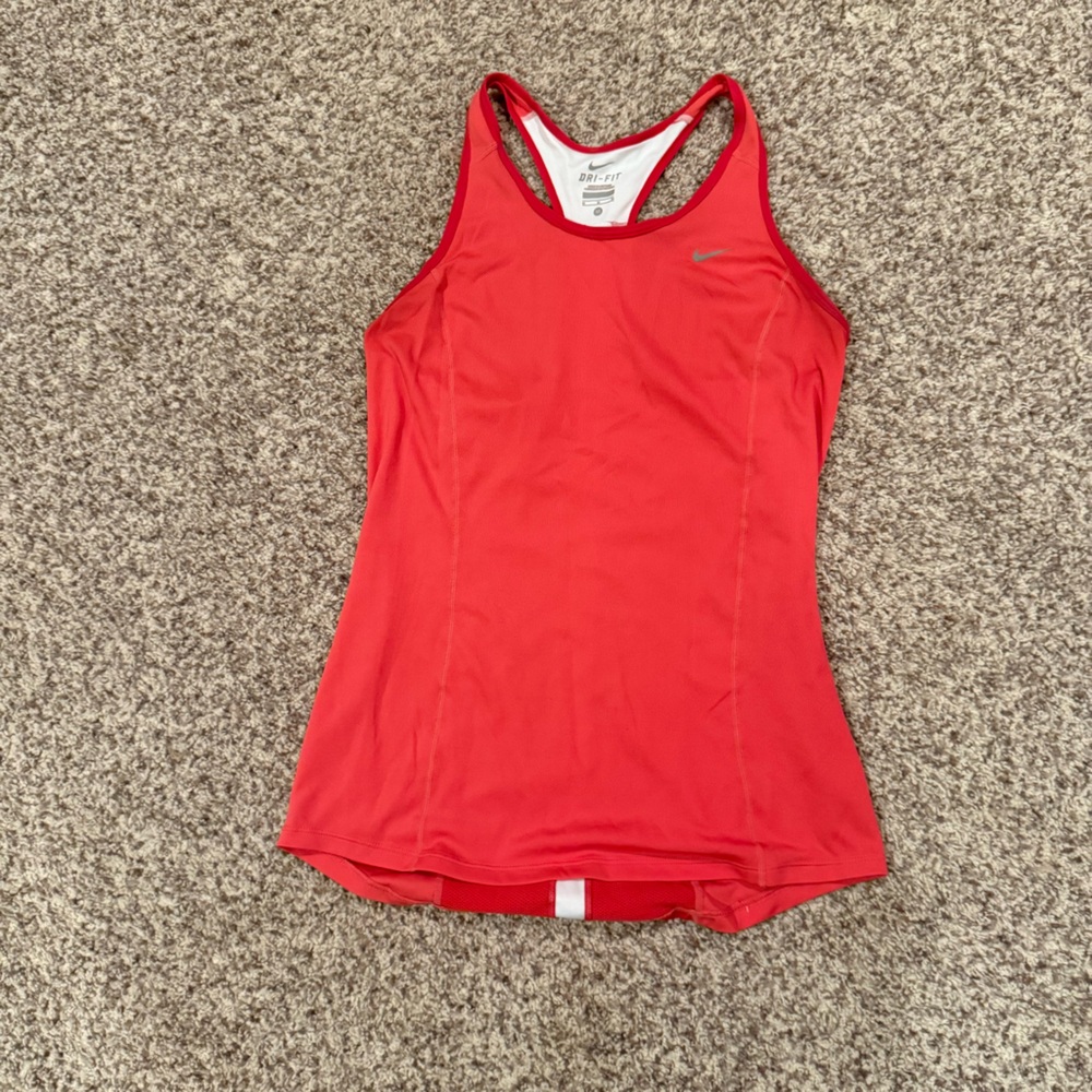 Nike coral racerback tanktop